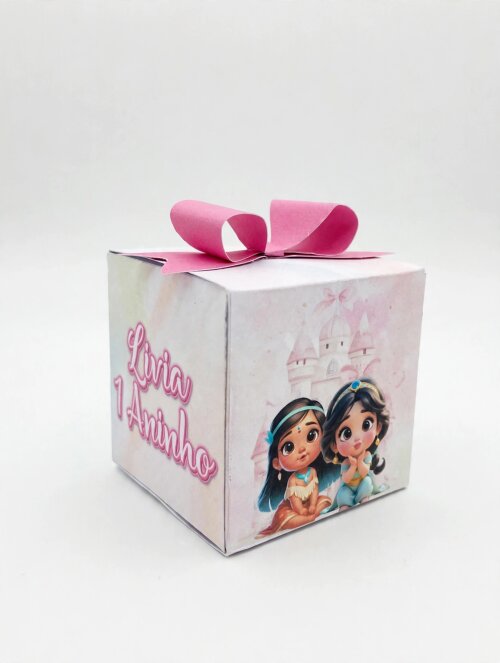 Kit 20 Caixinhas personalizados- Tema Princesas Baby