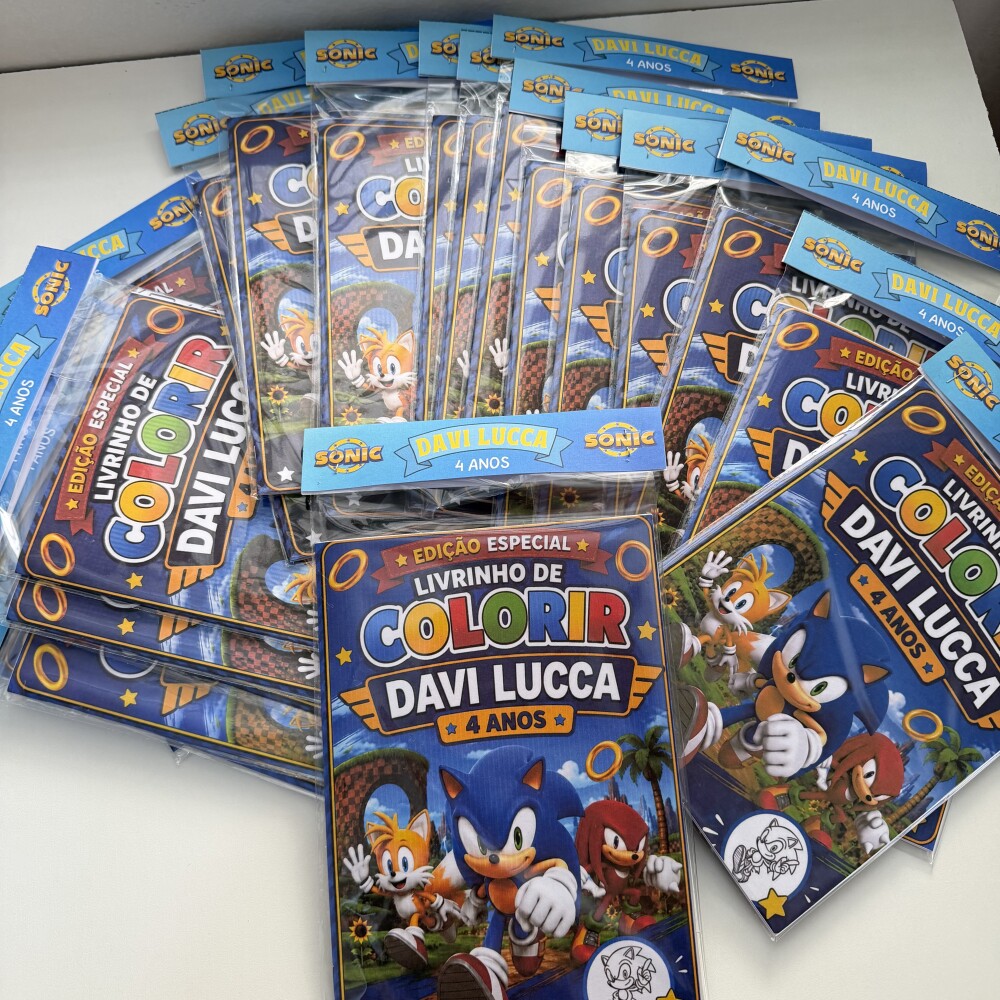 Livrinho de Colorir Personalizados