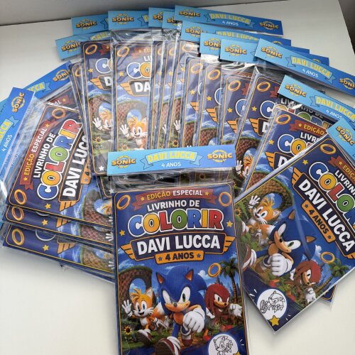 Livrinho de Colorir Personalizados