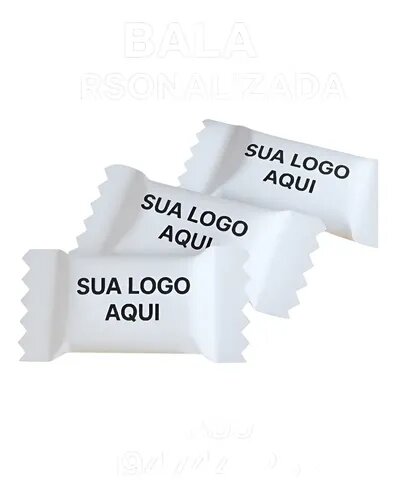 100 Balas Personalizadas com nome idade tema ou sua logo