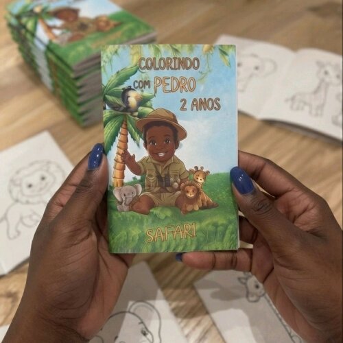 10 Livrinho de Colorir Personalizado Infantil