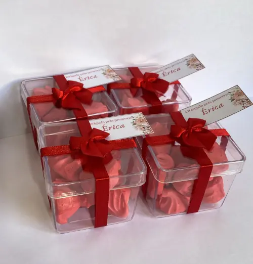 25 Lembrancinhas caixinhas acrilicas