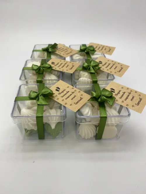 25 Lembrancinhas caixinhas acrilicas