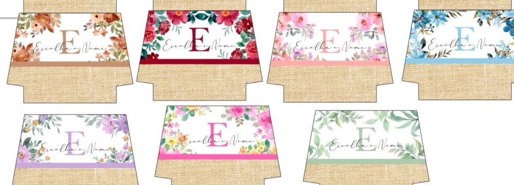 Necessaire Personalizada com Nome | Bolsa Multiuso Feminina com A