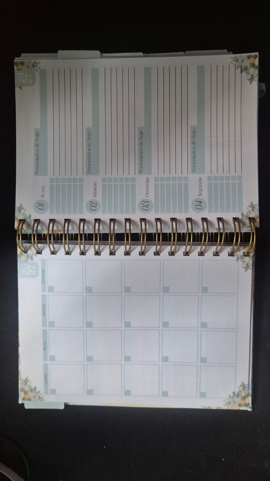 Planner Limão Siciliano Nome Personalizável