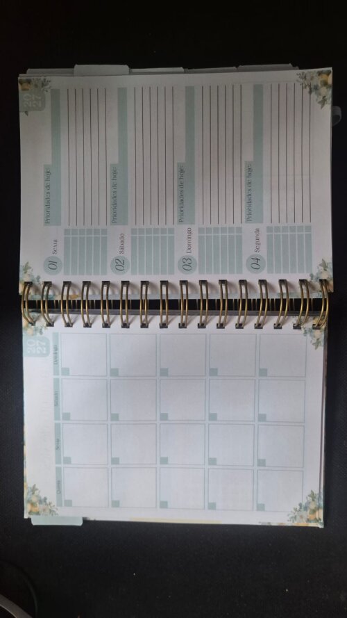 Planner Limão Siciliano Nome Personalizável