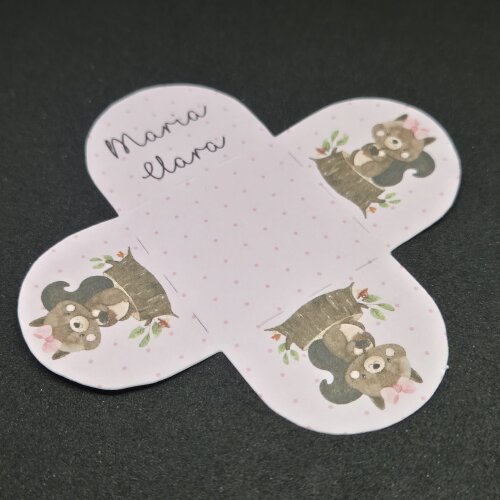 50 Forminhas de doces bosque encantado personalizável