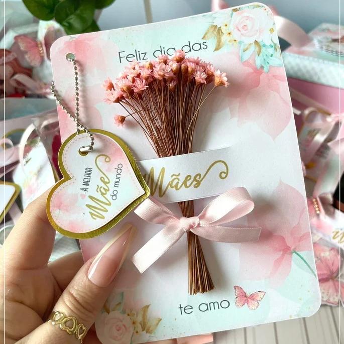 Arquivo Digital Cartão Flor Dia das Mães