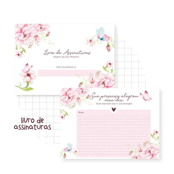 Arquivo Digital Livro Assinaturas Borboleta