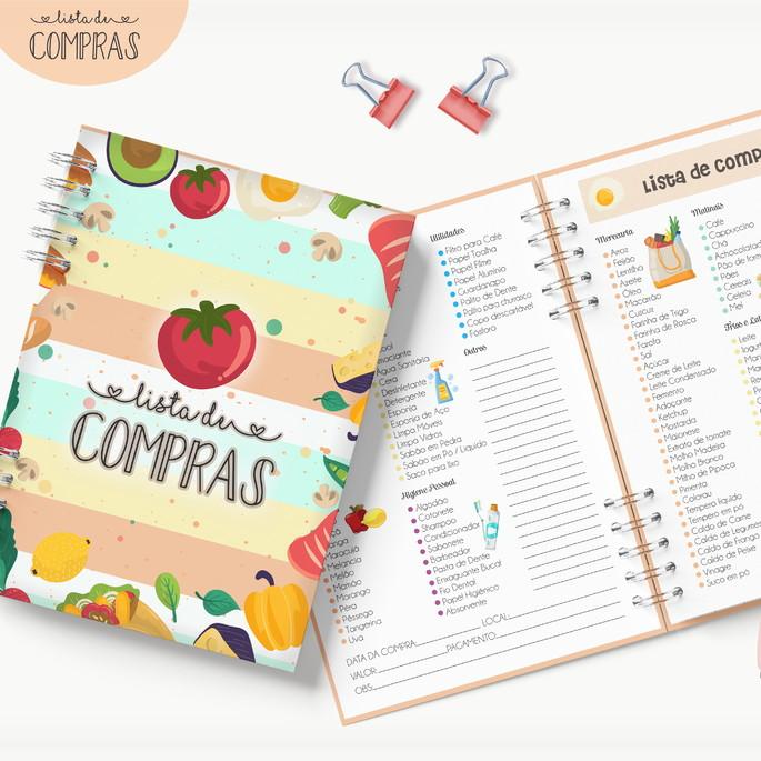 Arquivo Digital Caderno Lista de Compras