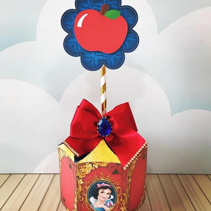 ARQUIVO CORTE CENTRO DE MESA BRANCA DE NEVE