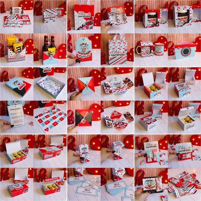 Arquivo Corte Kit Dia dos Namorados