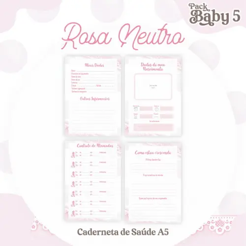 Arquivo Digital Caderneta De Saúde Rosa Neutra
