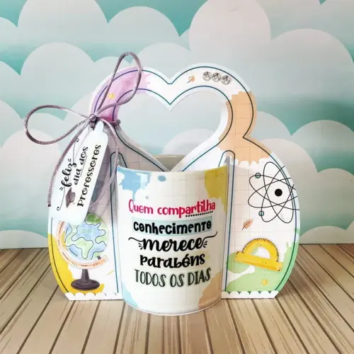 Arquivo Corte Caixa Caneca Dia Dos Professores