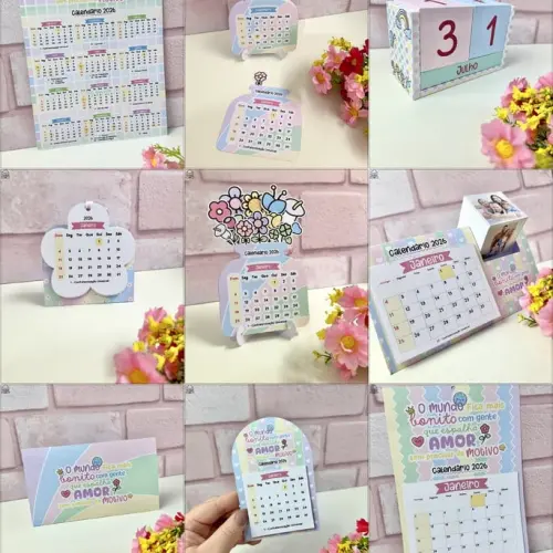 Arquivo Digital Combo Calendário 2026