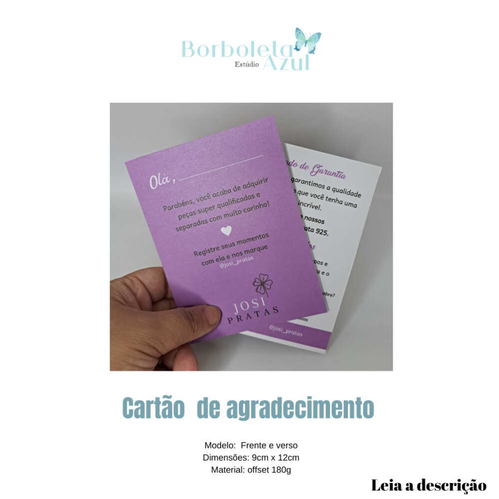 100 CARTÕES- FRENTE VERSO -OFFSET 180G -PERSONALIZADO