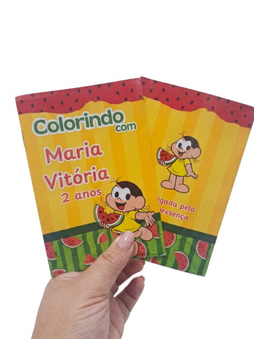 Mini Livrinho de Colorir Personalizado