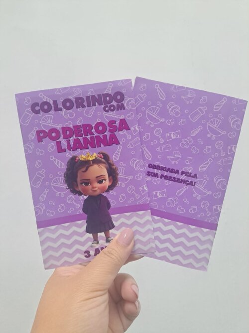 Mini Livrinho de Colorir Personalizado