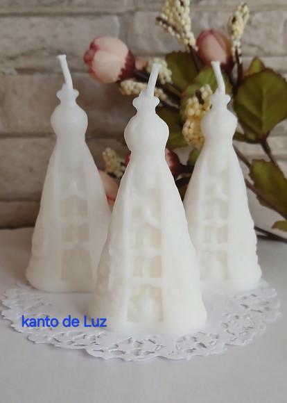 Vela Nossa Senhora Aparecida Azul