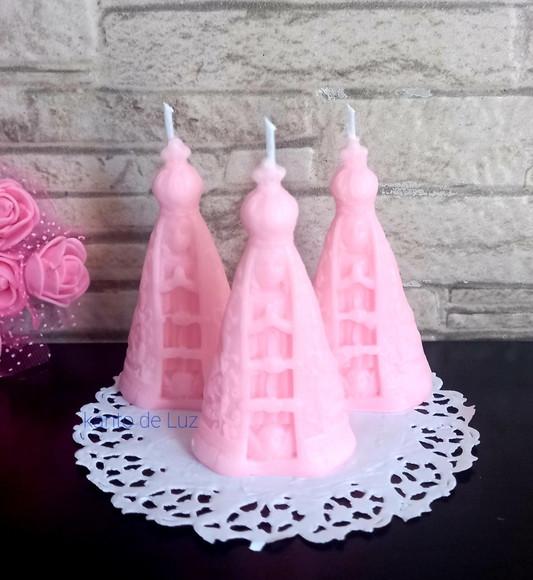 Vela Nossa Senhora Aparecida Rosa