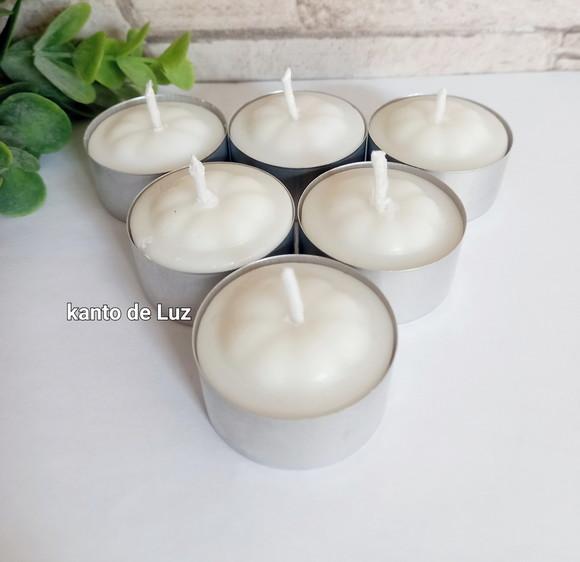 Latinha  vela branca sem aroma