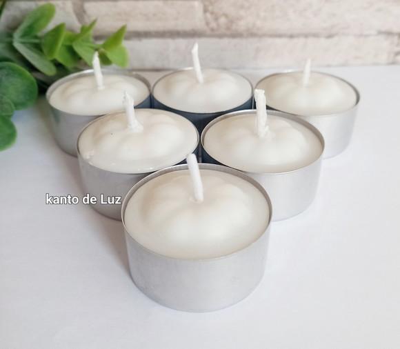 Latinha  vela branca sem aroma