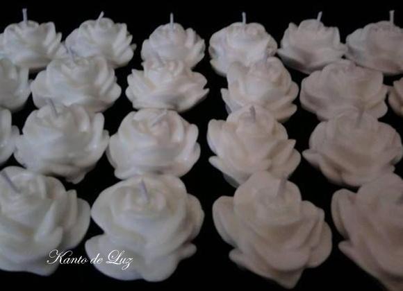 Vela Rosinha Flutuante Pequena