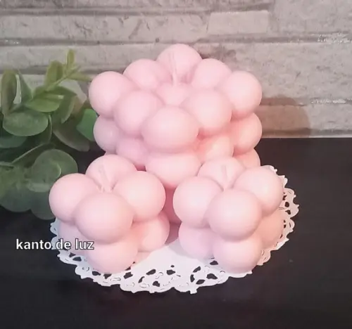 Kit Vela Decorativa Bubble