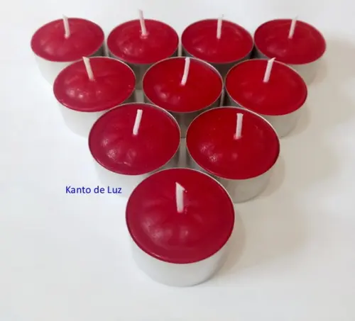 Latinha com Vela   Vermelha aromatizada