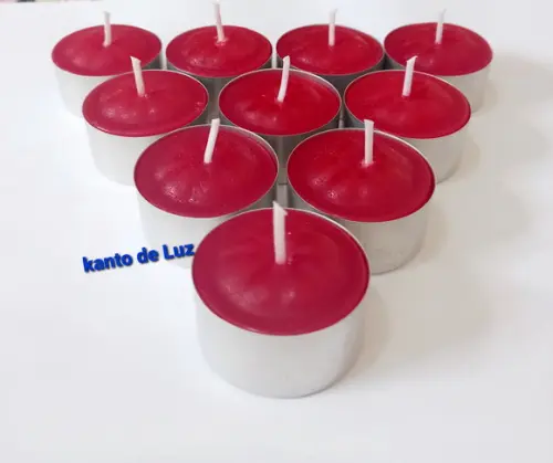Latinha com Vela   Vermelha aromatizada