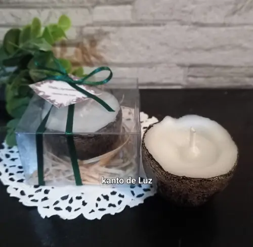 Lembrancinha Vela Mine Coco