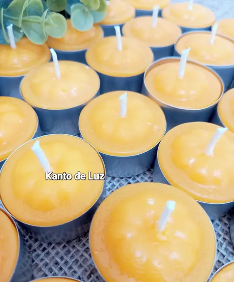 Latinha com vela citronela