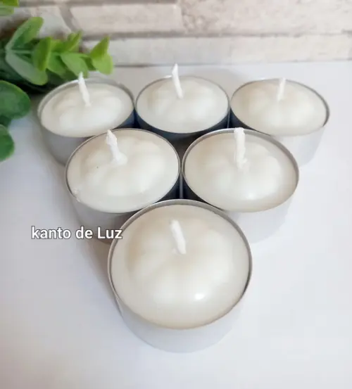 Latinha  vela branca sem aroma