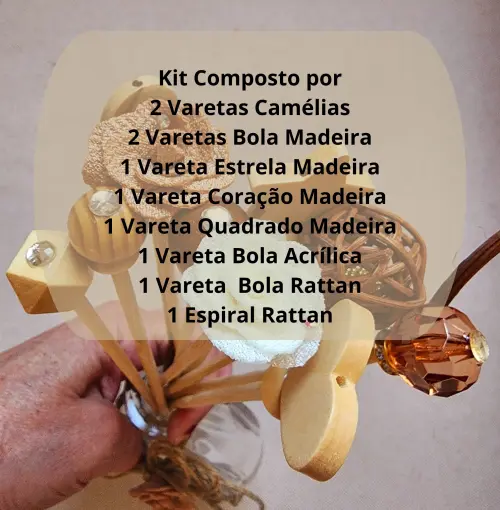 Varetas Decoradas para Difusor de Ambiente