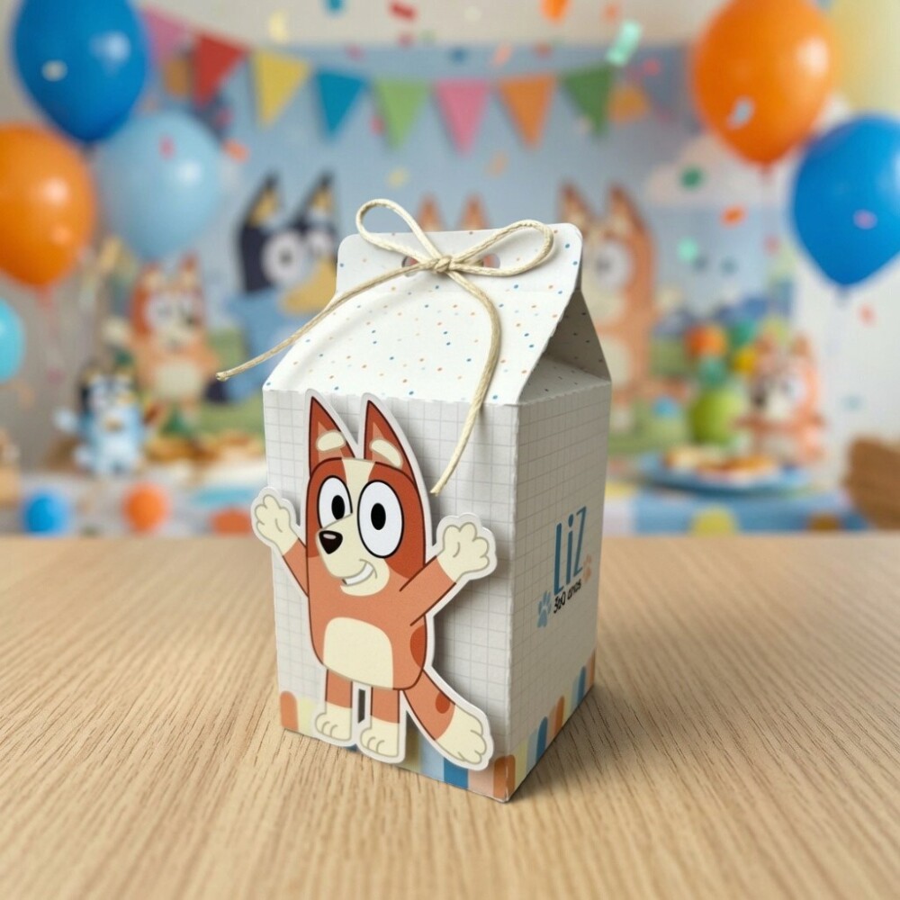 Kit Caixinhas Personalizadas para Festa BLUEY MENINO e MENINA par