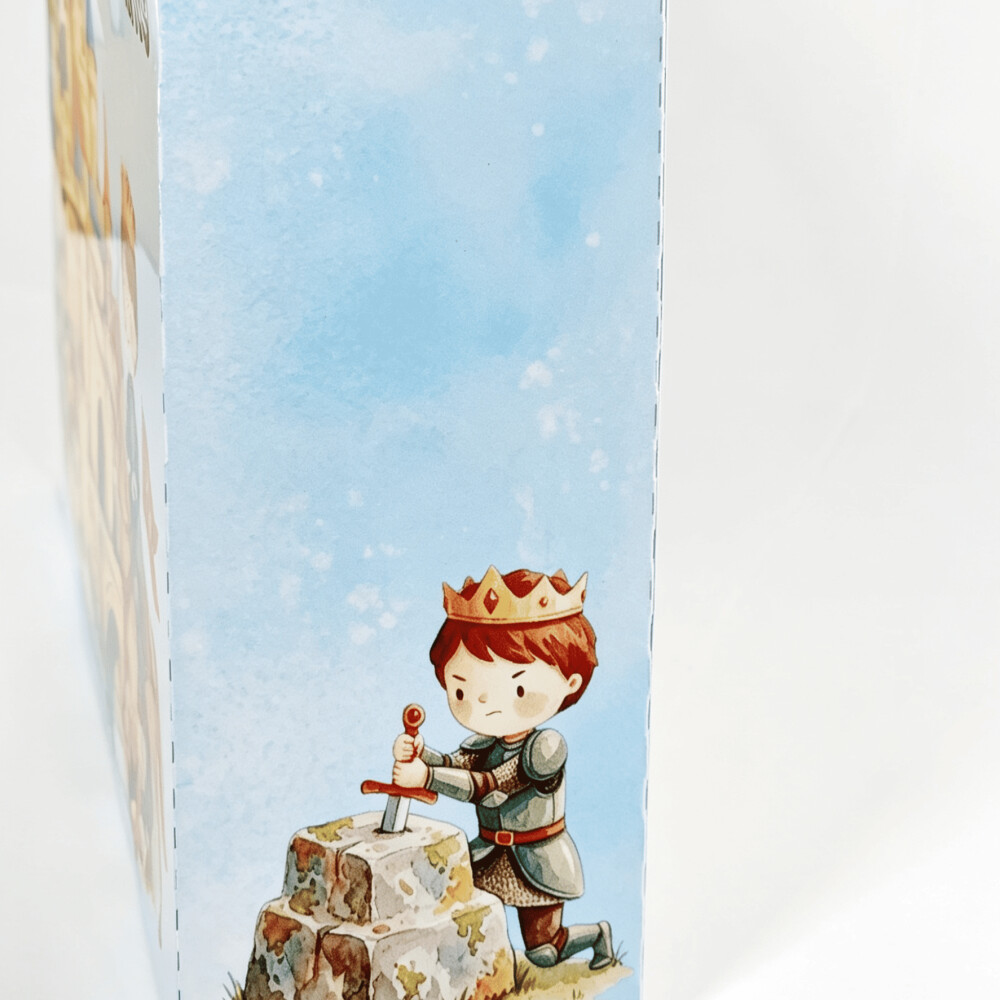 Sacolinha Surpresa G Personalizada para Festa Rei Arthur Baby Aqu