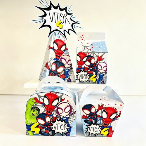 Kit Caixinhas Personalizadas para Festa Patrulha Canina Paw Patro
