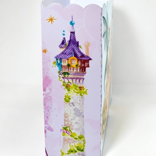 Sacolinha Surpresa G Personalizada para Festa Enrolados Rapunzel Flynn Rider para Lembrancinha de Aniversário 15,5x20x5,7cm - Cópia