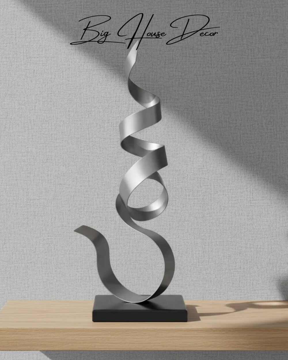 Escultura de mesa metal modelo MOVIE varias cores