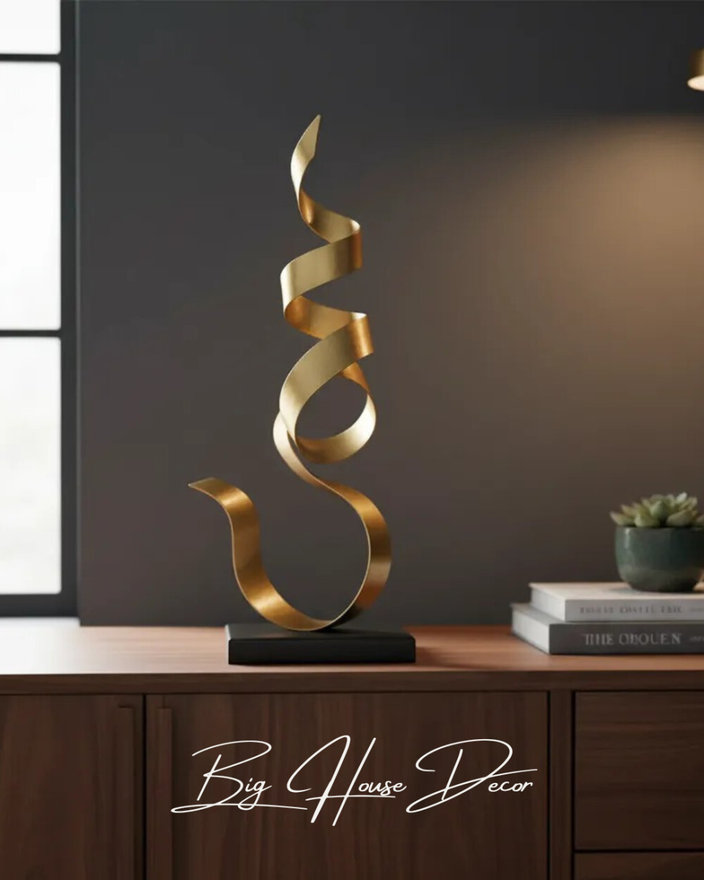 Escultura de mesa metal modelo MOVIE varias cores