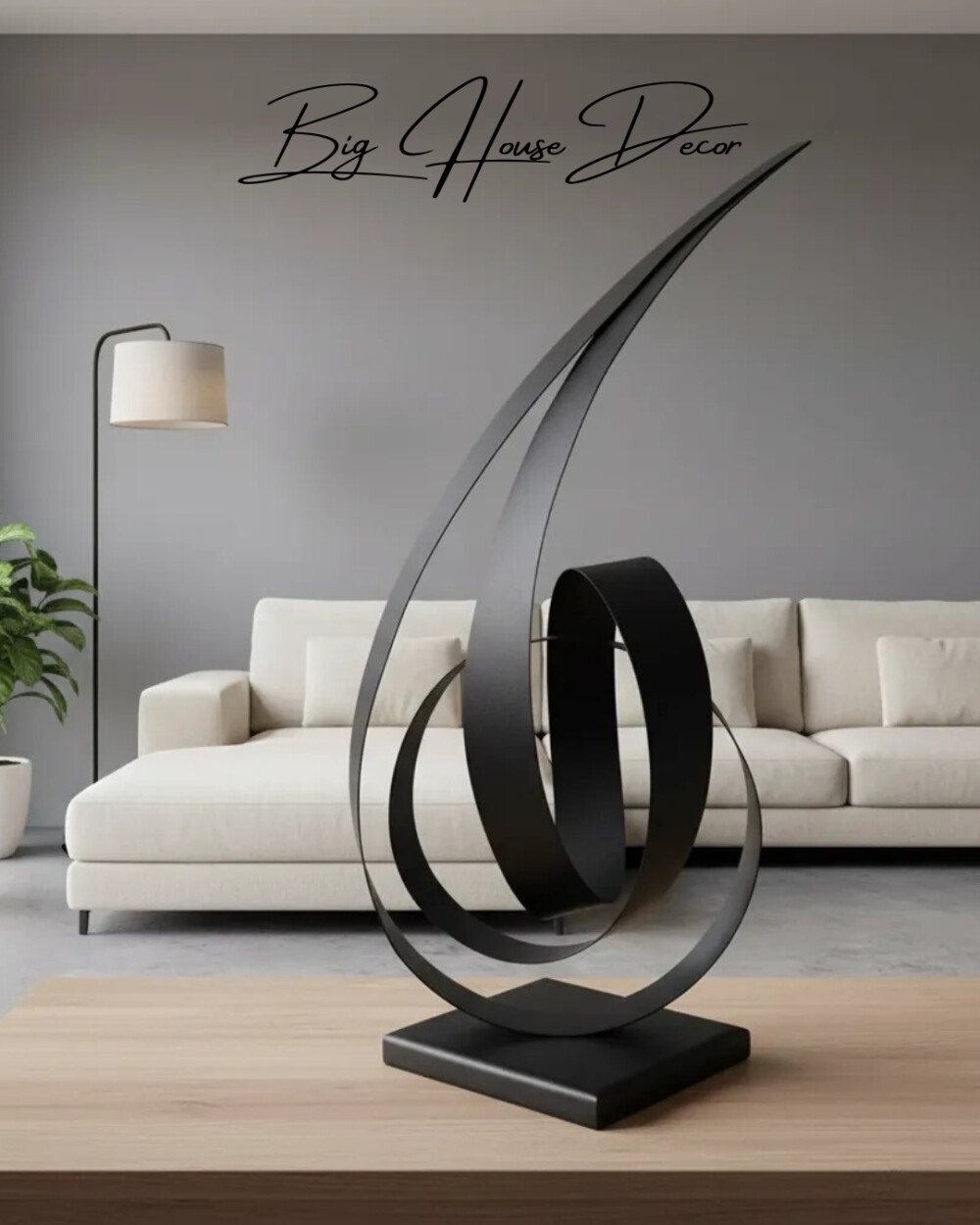 Escultura de mesa metal modelo ORBITAL varias cores
