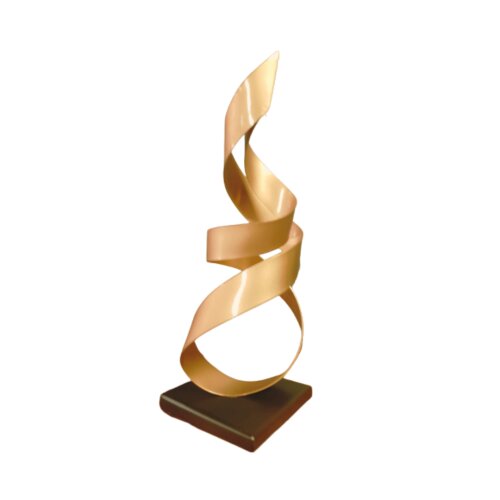 Escultura de mesa em metal modelo GLACY Varias cores