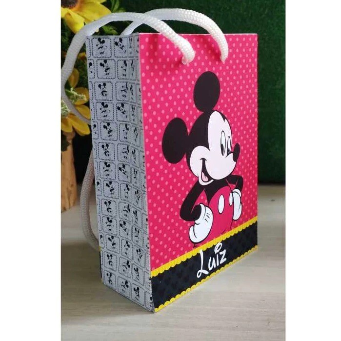 Sacolinhas Personalizadas Todos os temas - Lembrancinha- Papelari