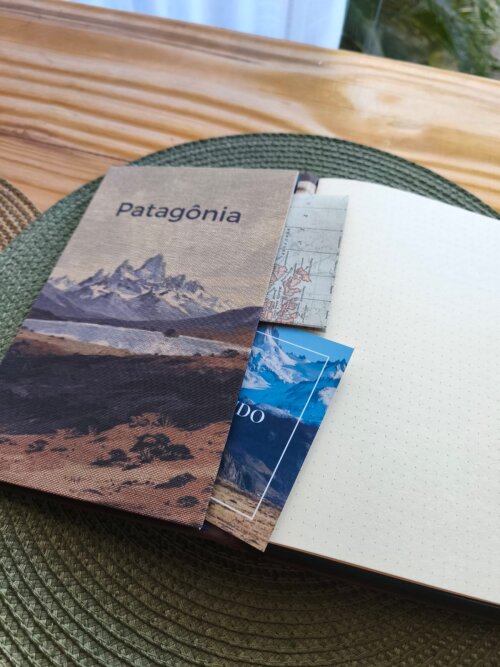 Diário de Viagem Patagônia - couro