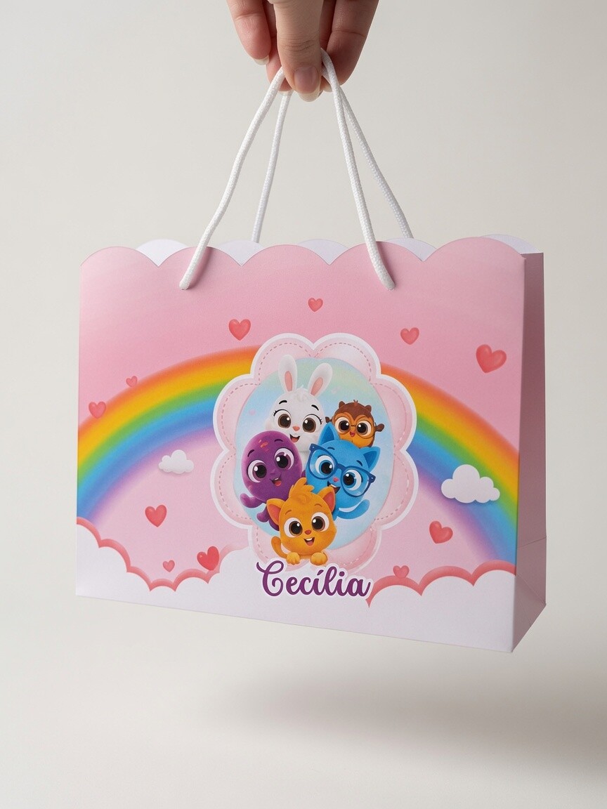 SACOLA PERSONALIZADA LEMBRANÇA ANIVERSÁRIO DRAGON BALL