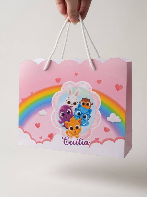 SACOLA PERSONALIZADA LEMBRANÇA ANIVERSÁRIO DRAGON BALL