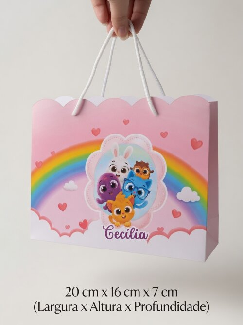 SACOLA PERSONALIZADA LEMBRANÇA ANIVERSÁRIO DRAGON BALL