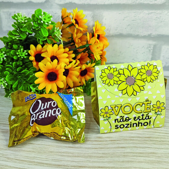 Embalagem para Bombom - Setembro Amarelo - Não Acompanha Bombom