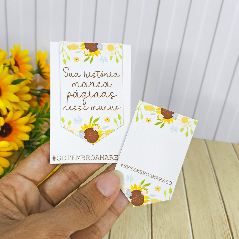 Marca Páginas Magnético Setembro Amarelo