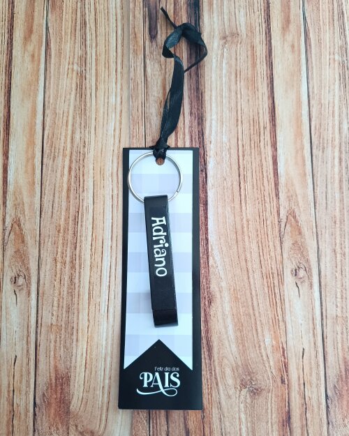 Card com Abridor de Garrafa Dia dos Pais